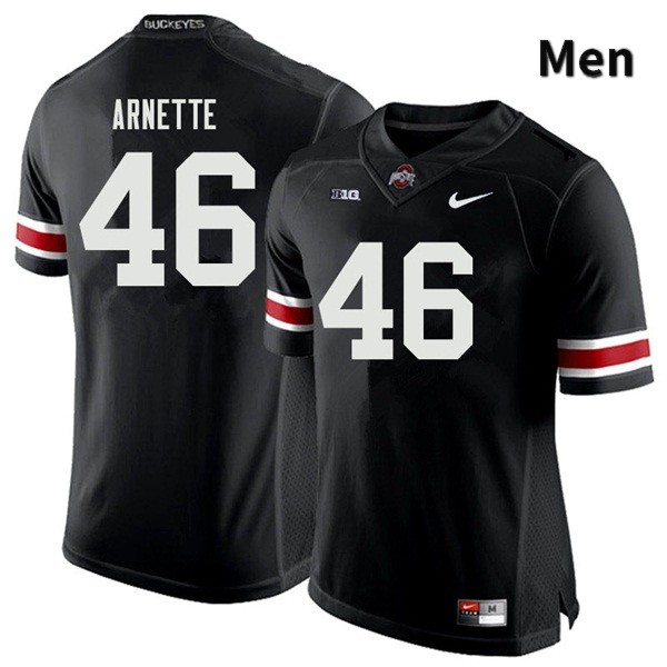Ohio State Buckeyes Damon Arnette Men's #46 Black Authentic Stitched College Football Jersey